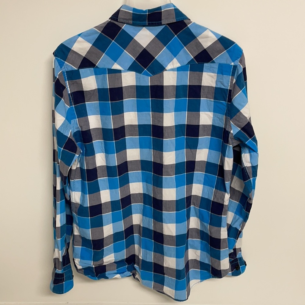 Express Button Down Fitted Style Men’s Size Large - image 3